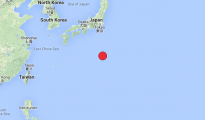 A major earthquake hits Bonin Islands, Japan Region with a moment magnitude of Mw 7.7 at a depth of 692 km